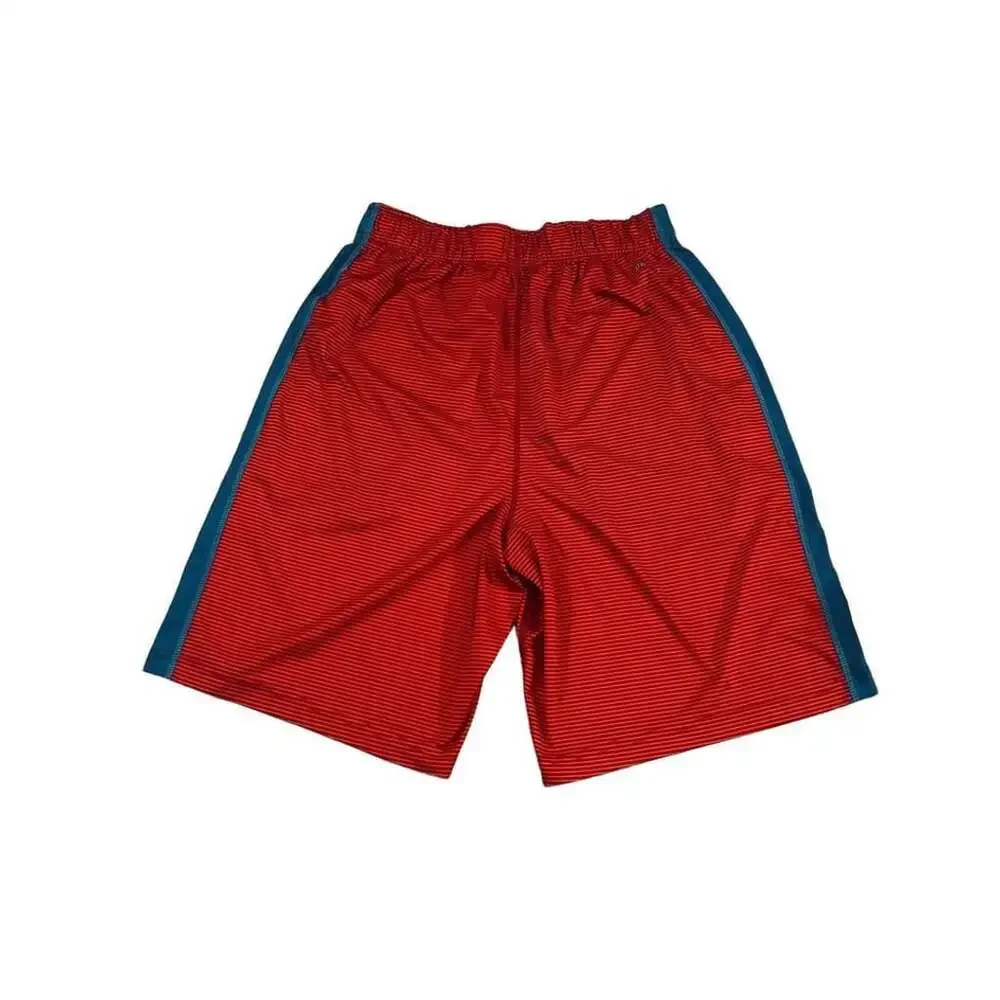 Nike Fly Shadow Dri-Fit Mens Red Striped Basketball Training Shorts